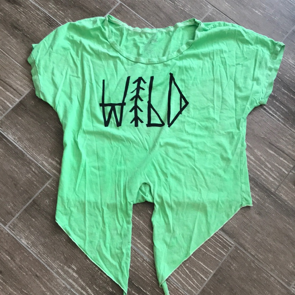 Pacsun Lira tie-front crop top